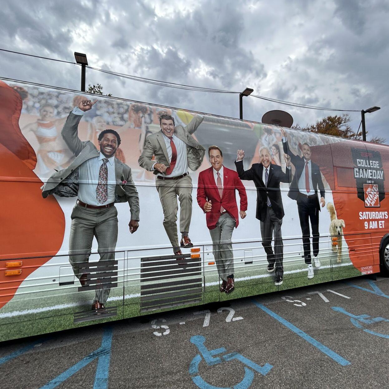 ESPN COLLEGE GAMEDAY PREP IN BLOOMINGTON